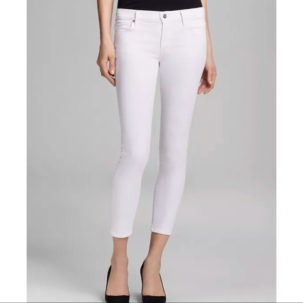 New COH Avedon Skinny Ankle Jeans White | Size 23